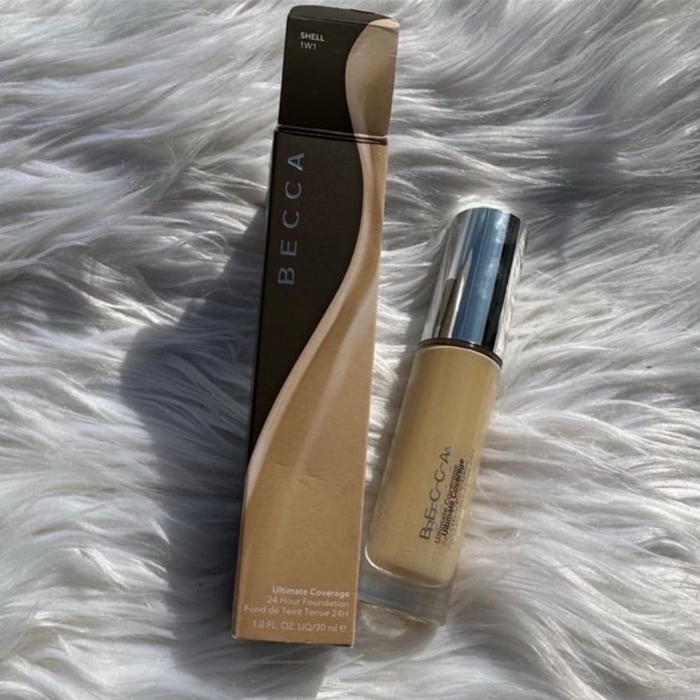 Becca Ultimate Coverage 24 Hour Foundation Shell 1W1 Fair Yellow 1oz
